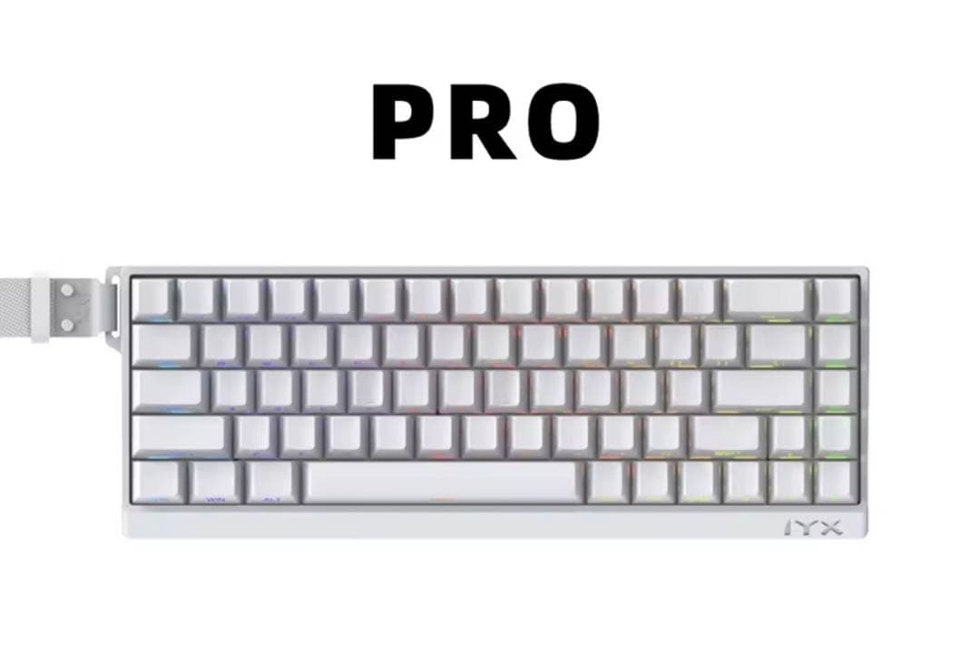 IYX MU68 Pro ホワイト ラピッドトリガー ゲーミングキーボード