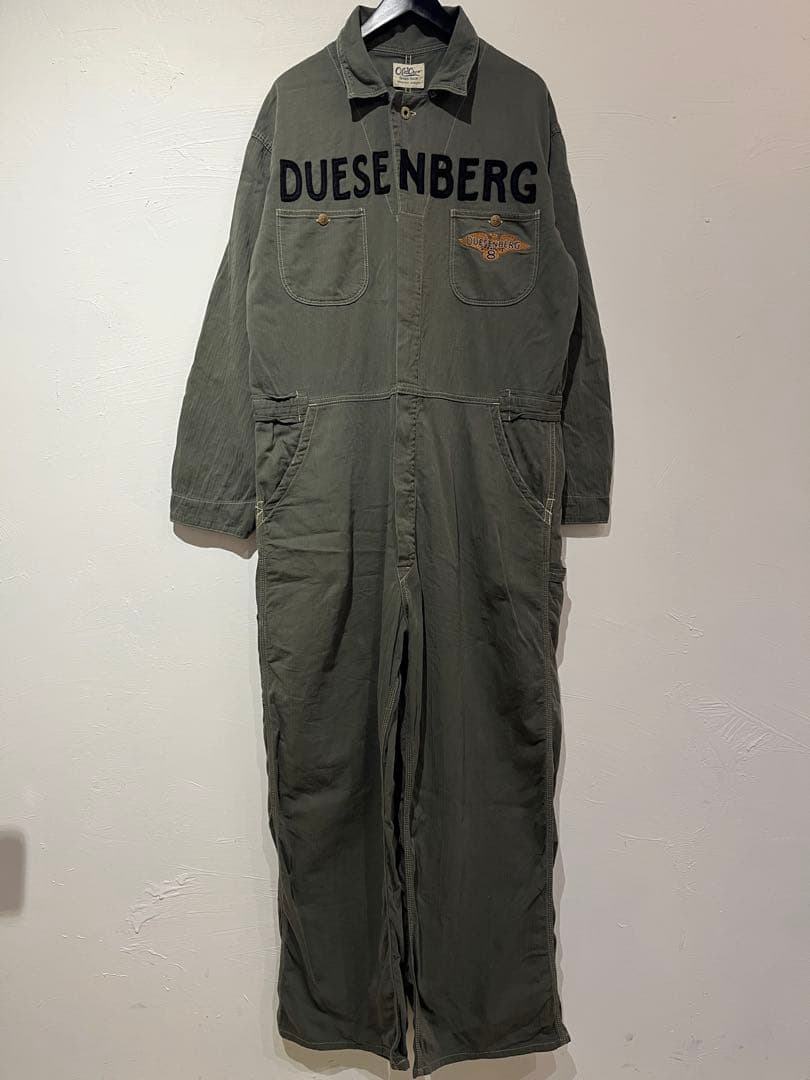 OLD CROW オールド クロウ OLIVE オールインワン ツナギ XL