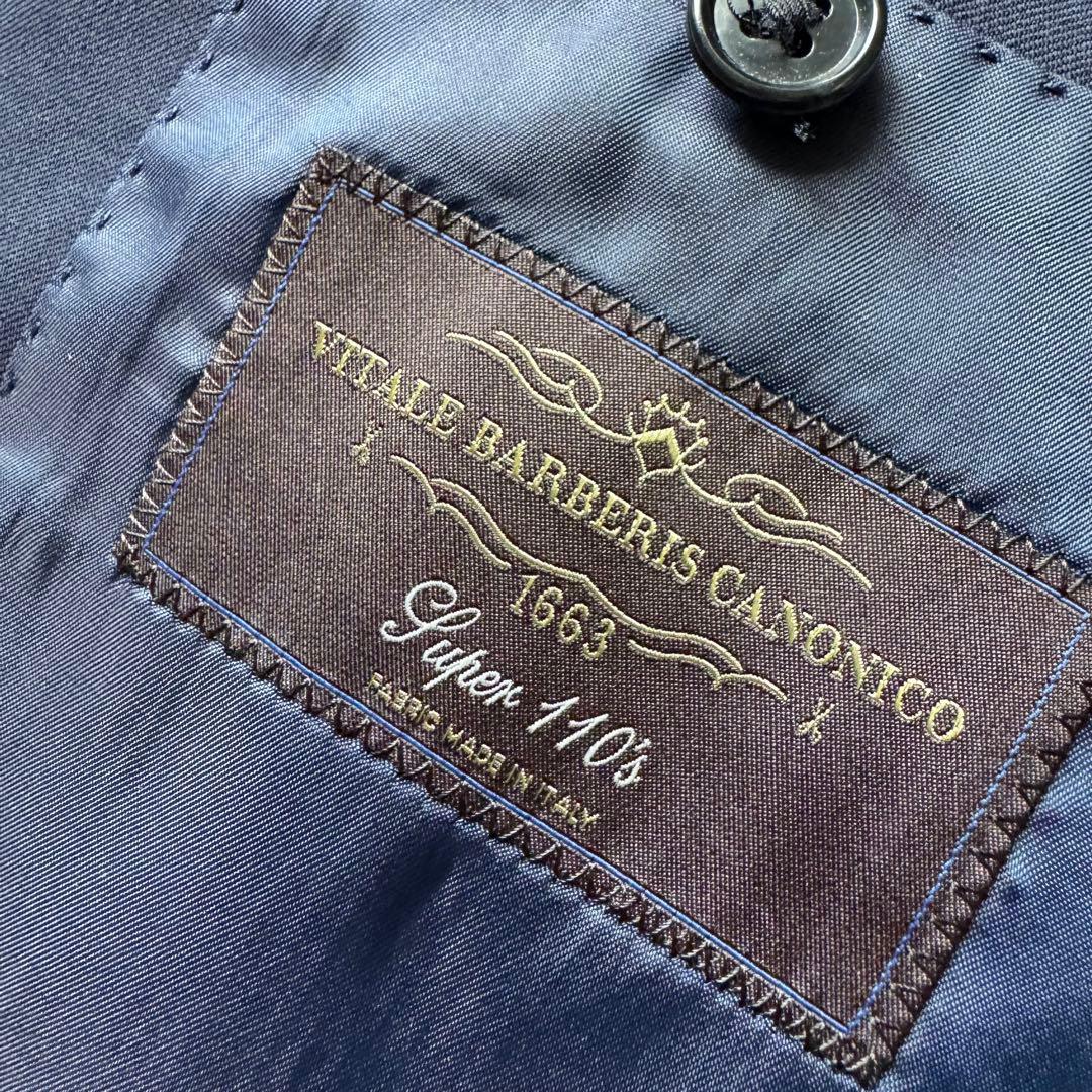 ユニバーサルランゲージ　カノニコ　スーツ　セットアップ　スリーピース　ネイビー