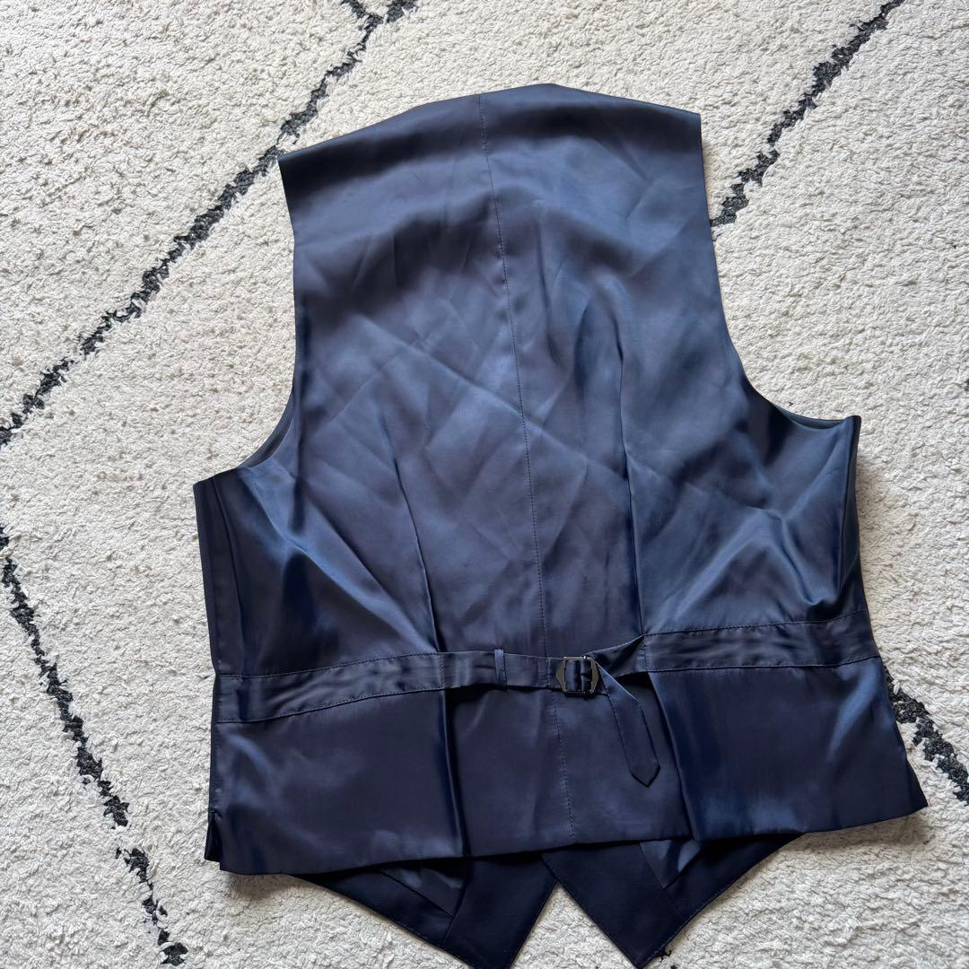 ユニバーサルランゲージ　カノニコ　スーツ　セットアップ　スリーピース　ネイビー