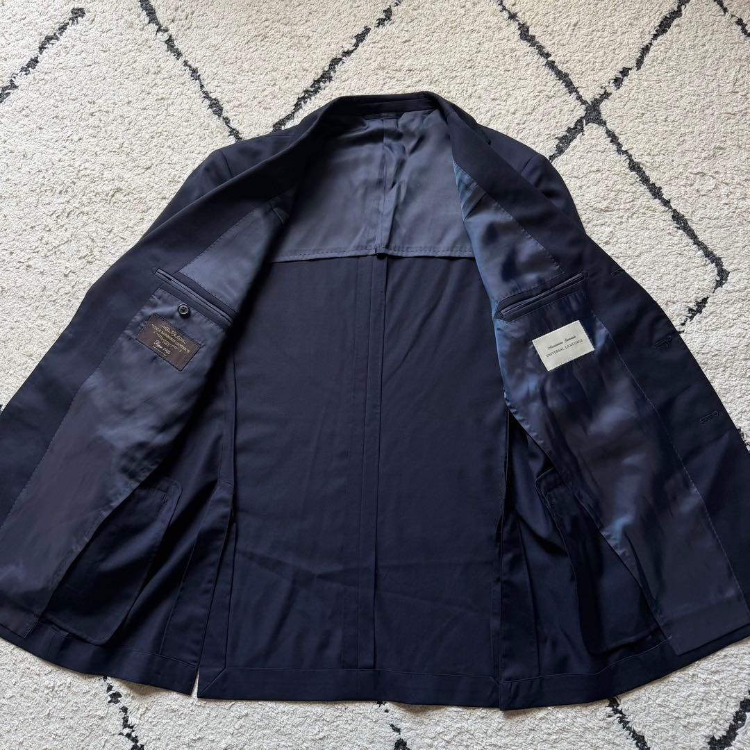 ユニバーサルランゲージ　カノニコ　スーツ　セットアップ　スリーピース　ネイビー