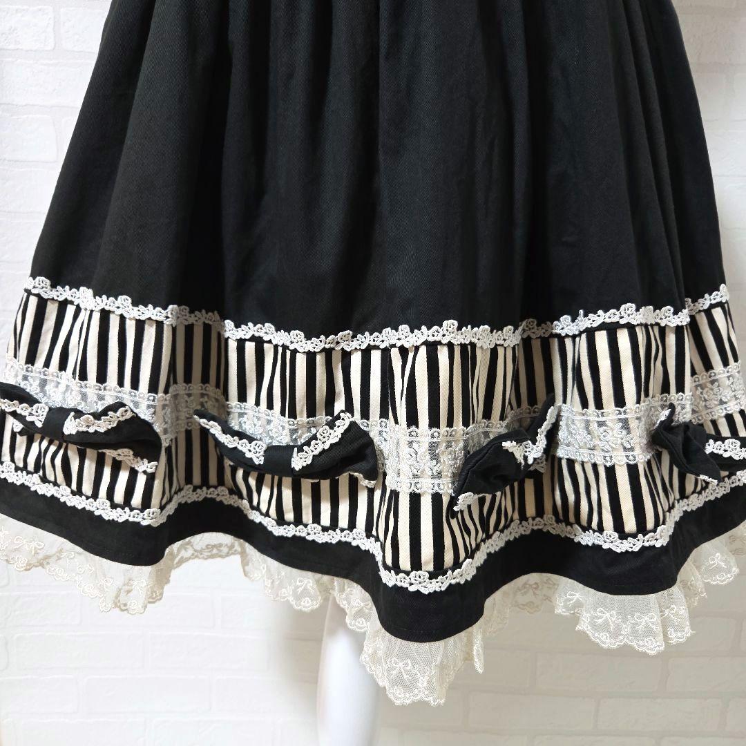 【InnocentWorld　イノセントワールド】 ワンピース　リボン　黒白