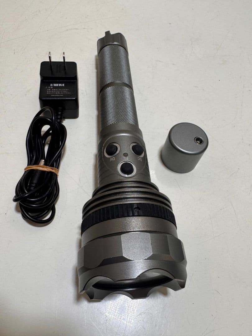 LED FLD-200 LED懐中電灯 グレー