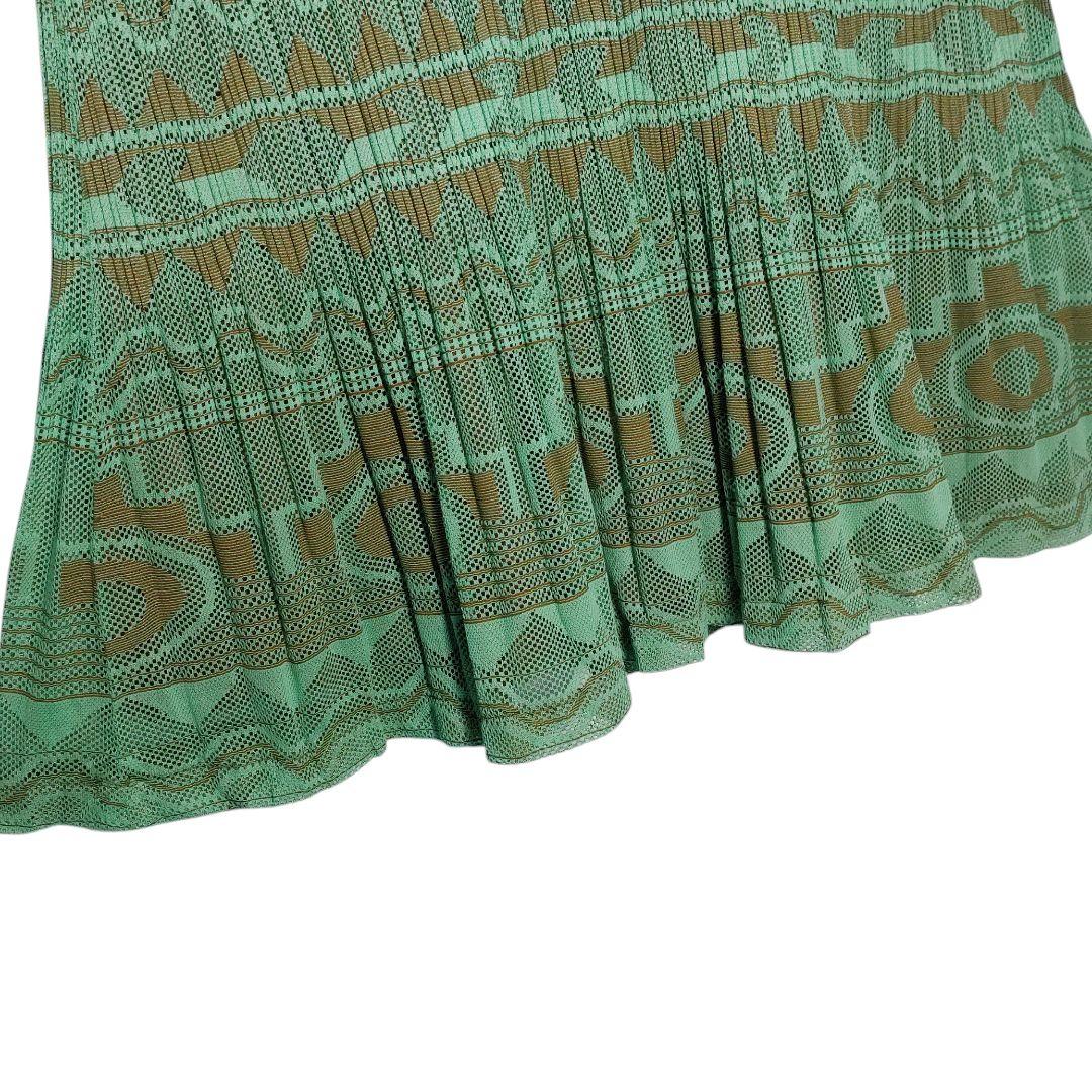 ☆ プリーツプリーズ イッセイミヤケ インナー付き メッシュ ワンピース ☆