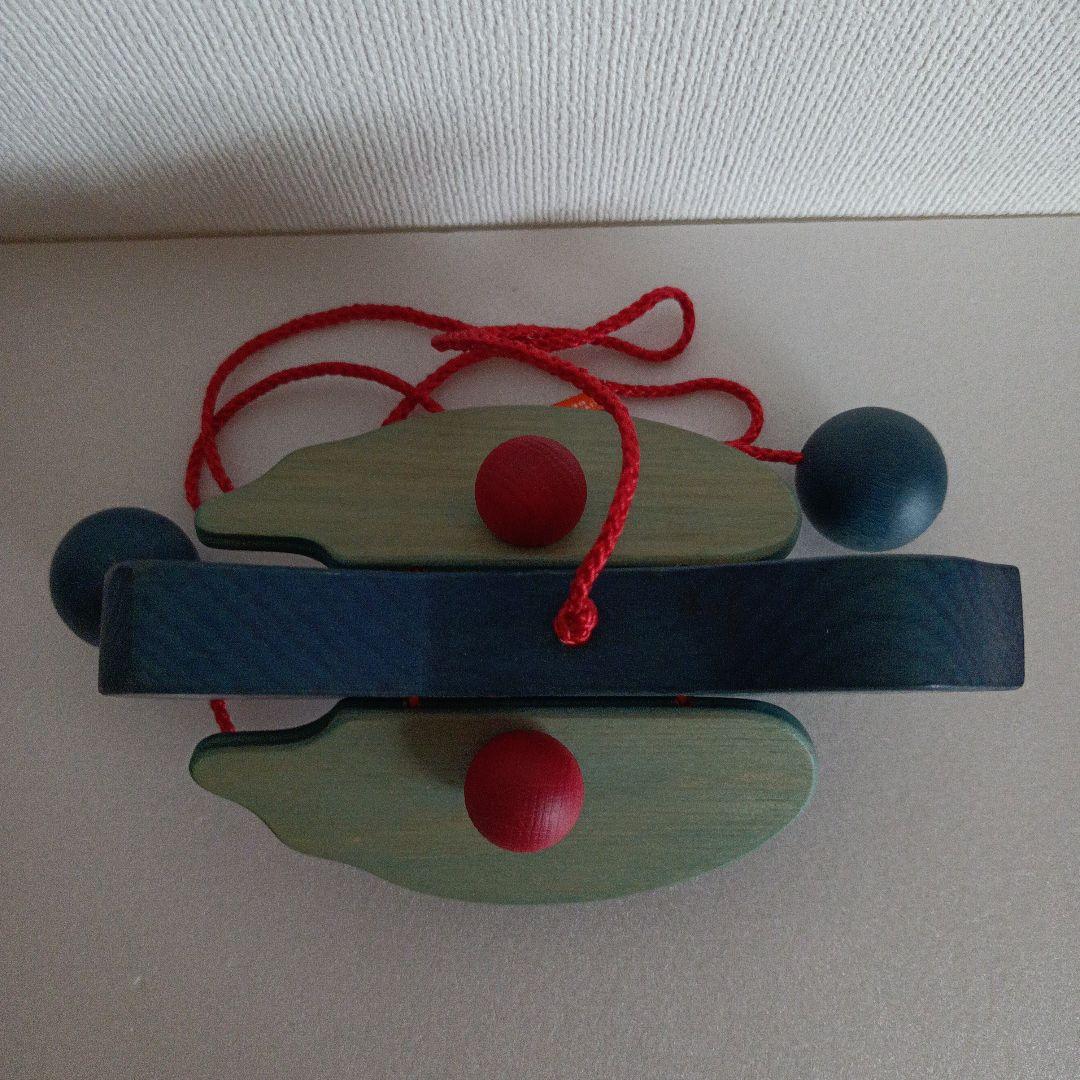 モビール 木製 鳥(青ボール)ドイツ製 ブライトシュベルツ社 希少品