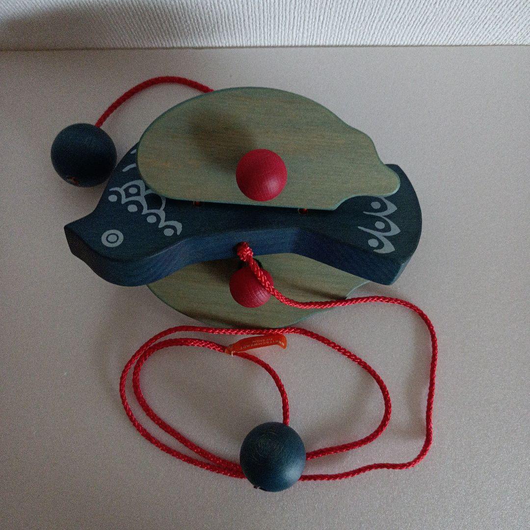 モビール 木製 鳥(青ボール)ドイツ製 ブライトシュベルツ社 希少品