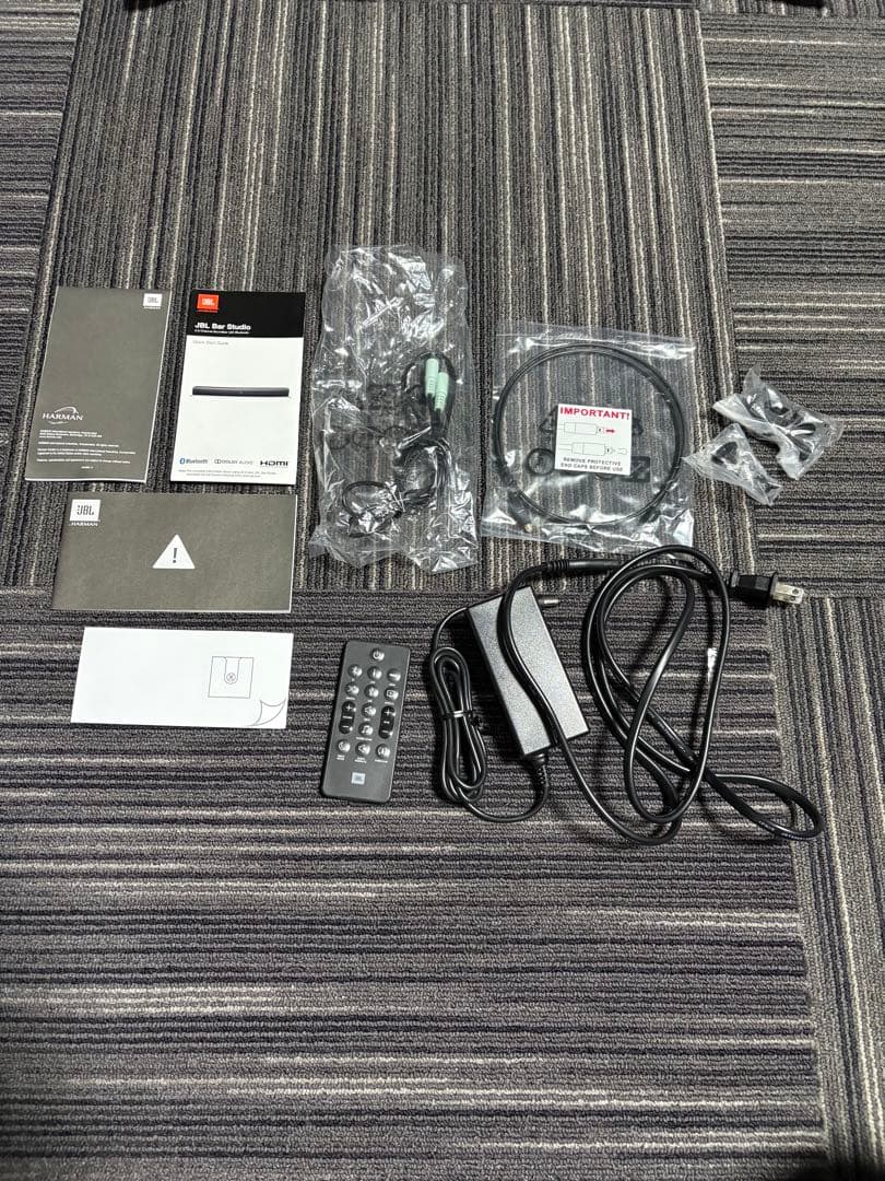 【美品】JBL BAR STUDIO サウンドバー 付属品・元箱付き