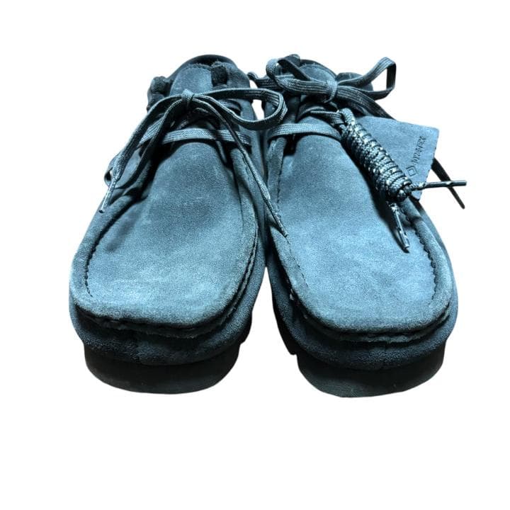 【極美品】Clarks クラークス ワラビー ゴアテックス ブルーグレー GTX
