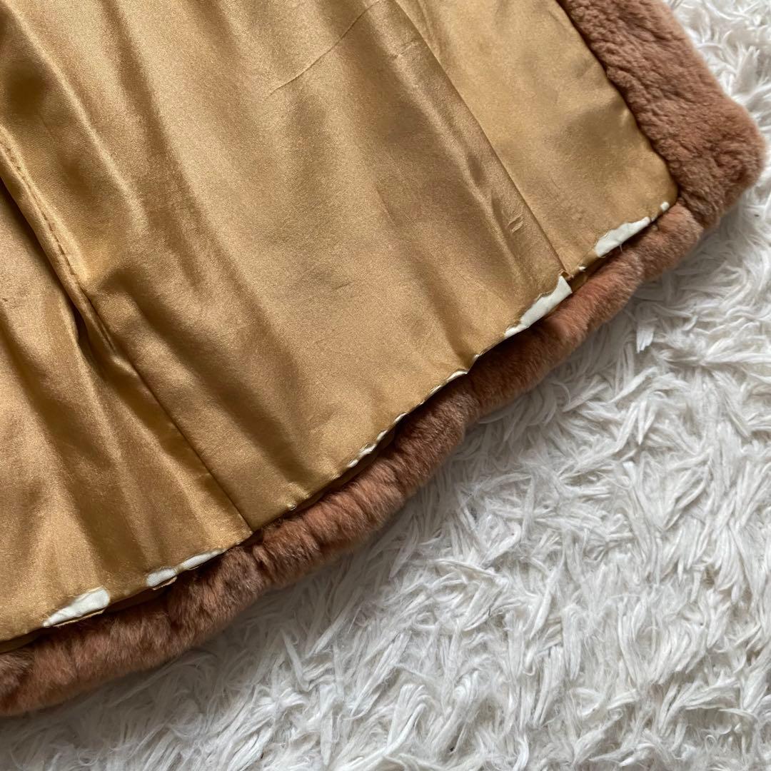 美品■フォクシー　ファーコート　リボン　ヴィンテージ　希少　大きいサイズ