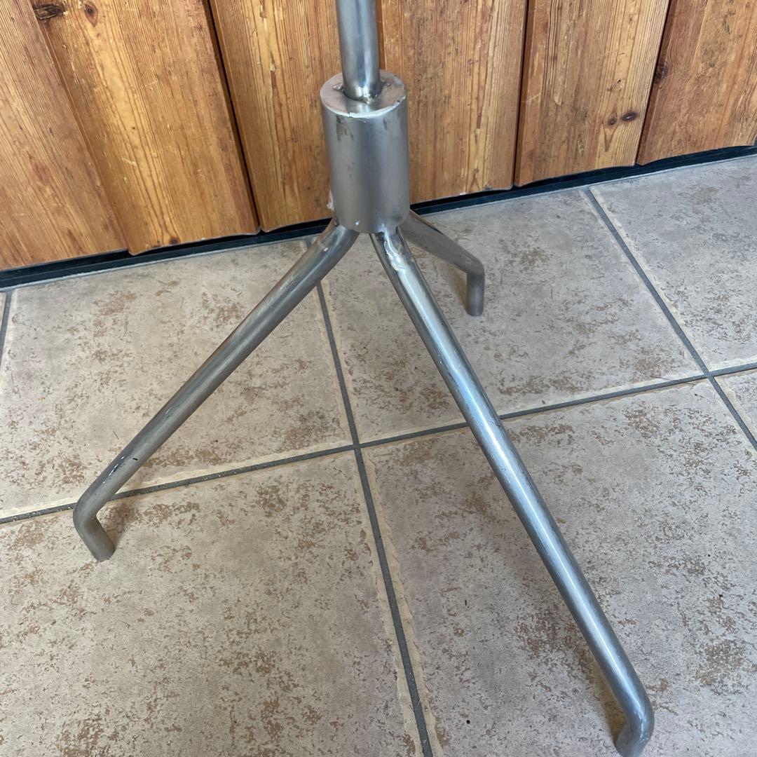 シルバー インダストリアル スラントハンガー アイアン ラック 無骨 シャビー