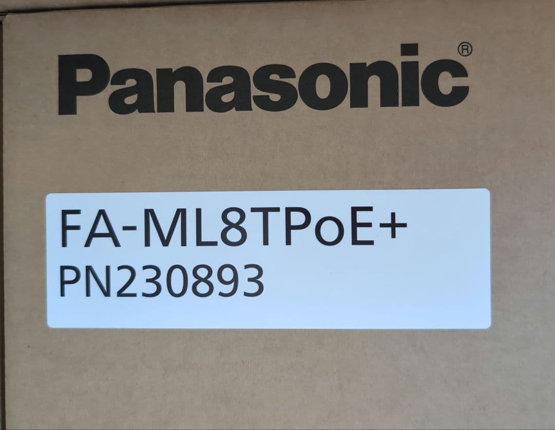 パナソニック FA-ML8TPoE/PN230893新品2個セット