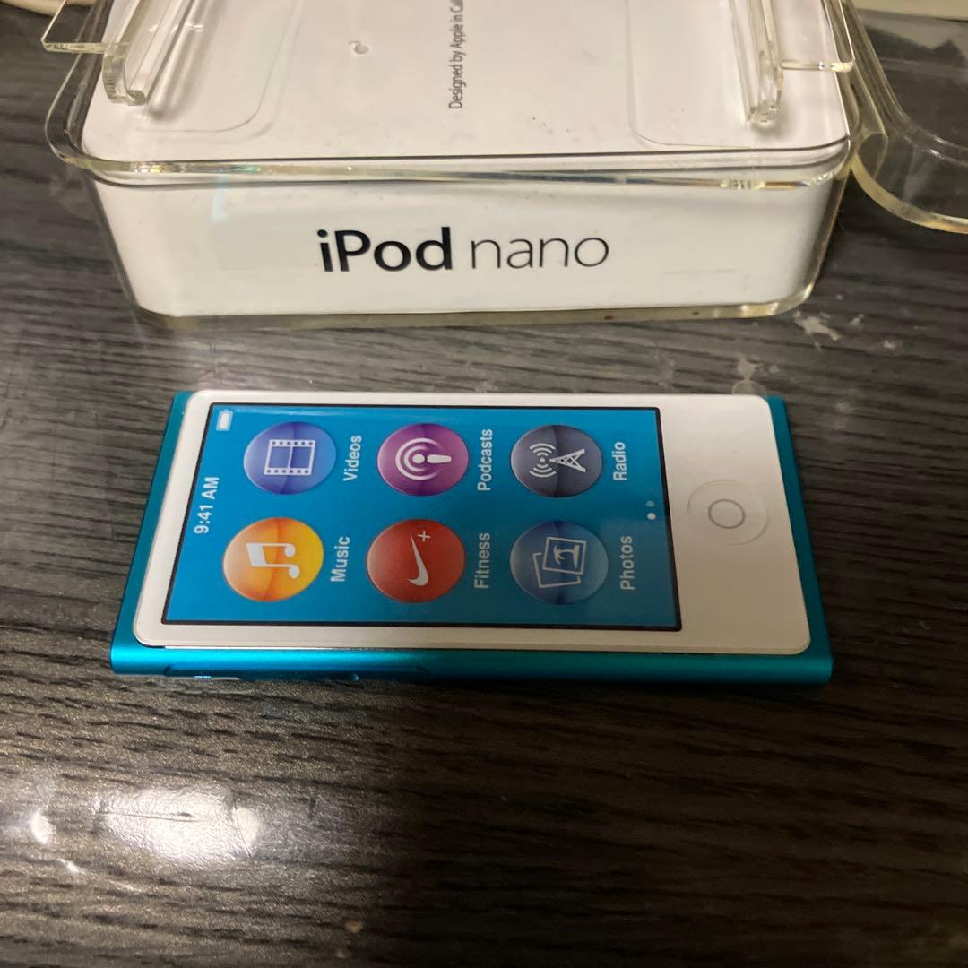 iPod nano 16GB青色 第7世代元箱付き新品未使用品