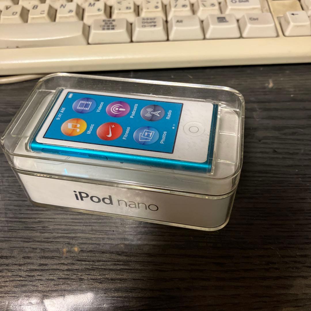 iPod nano 16GB青色 第7世代元箱付き新品未使用品