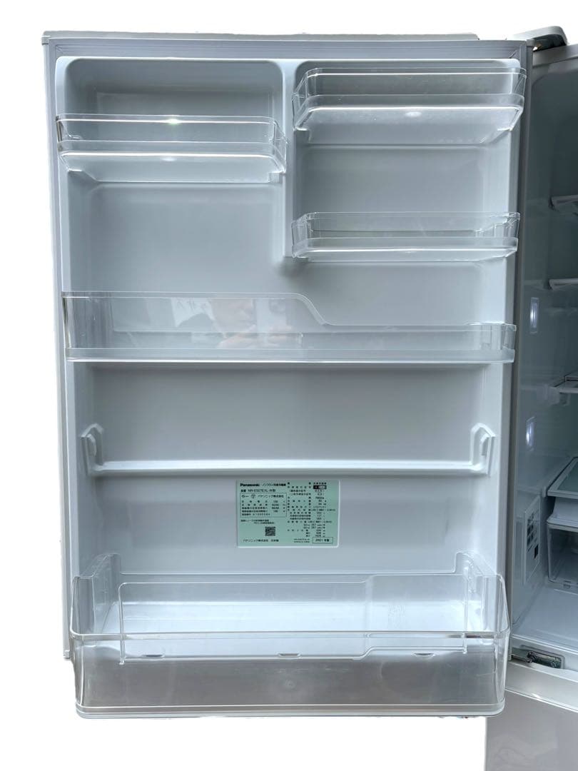 Panasonic 5ドア 冷蔵庫 NR-E507EXL-W 501L 左開き