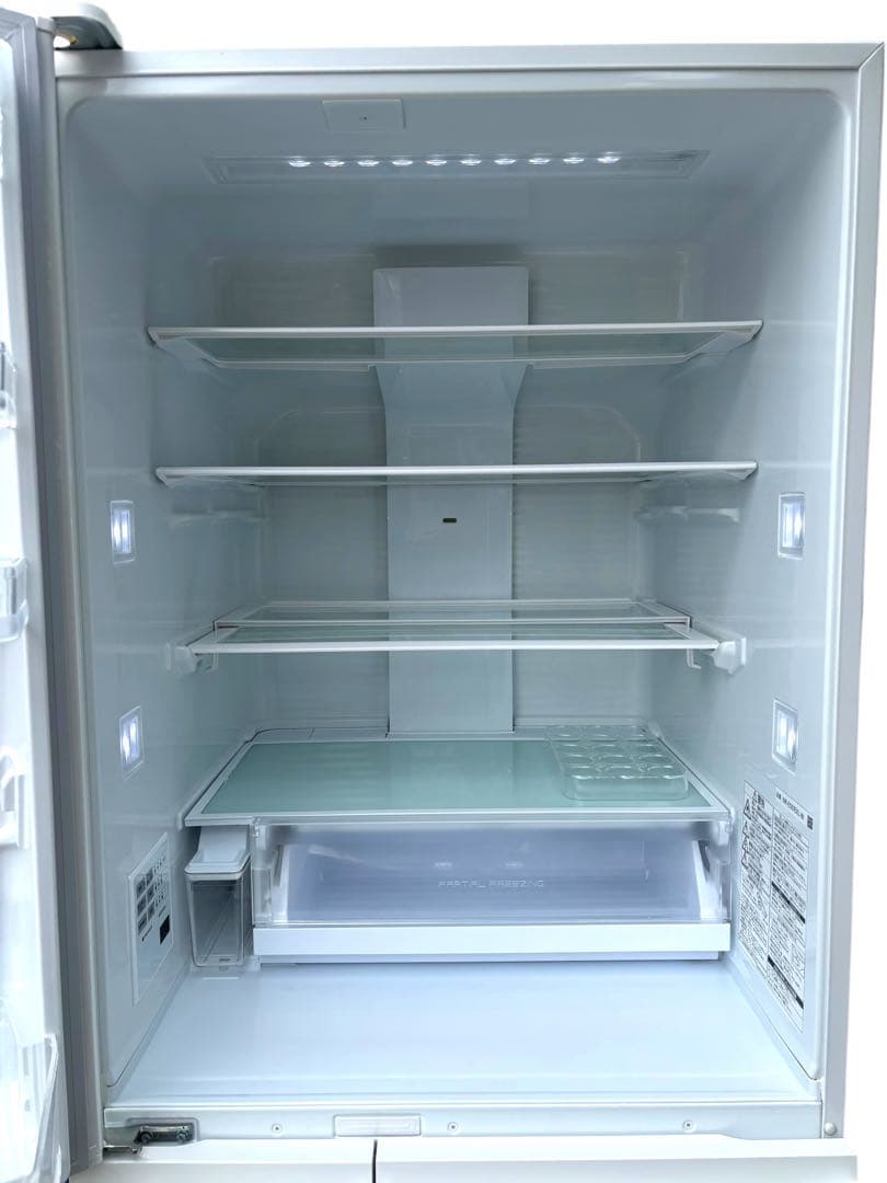 Panasonic 5ドア 冷蔵庫 NR-E507EXL-W 501L 左開き