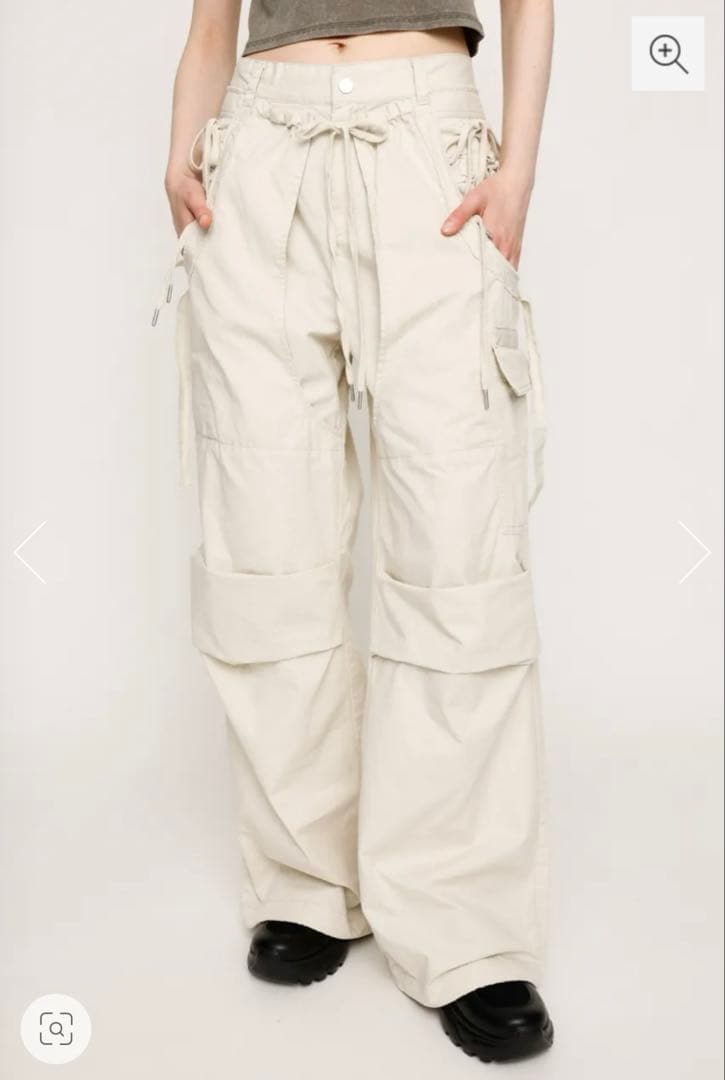 新品未使用 SLY TUCK WIDE WOVEN パンツ