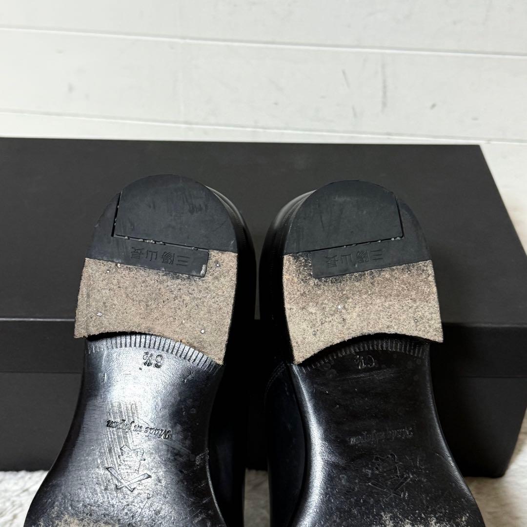 ⭐️極美品⭐️　三陽山長　友二郎　ビジネスシューズ　ブラック　Q7402