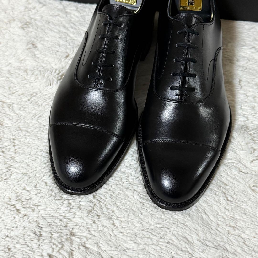 ⭐️極美品⭐️　三陽山長　友二郎　ビジネスシューズ　ブラック　Q7402