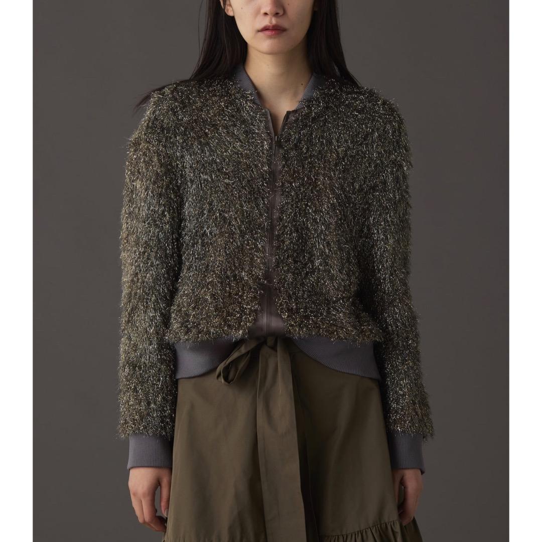 今期 saqui サキ 25AW GOLD SHAGGY BLOUSON 38