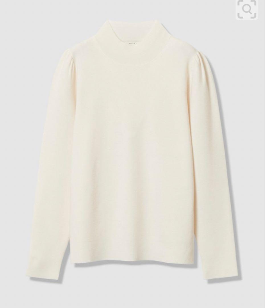 ANAYI フルニードルギャザースリーブ プルオーバー