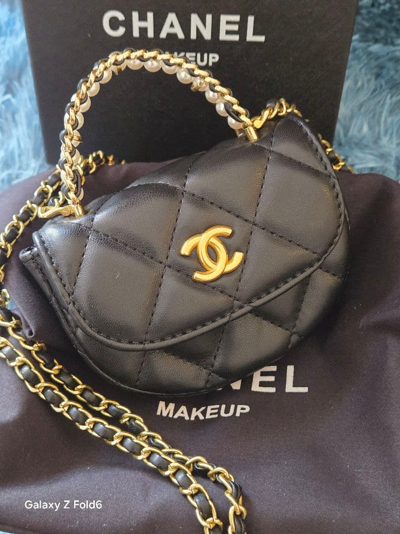CHANEL シャネル ノベルティ パールハンドル ミニ チェーンバッグ