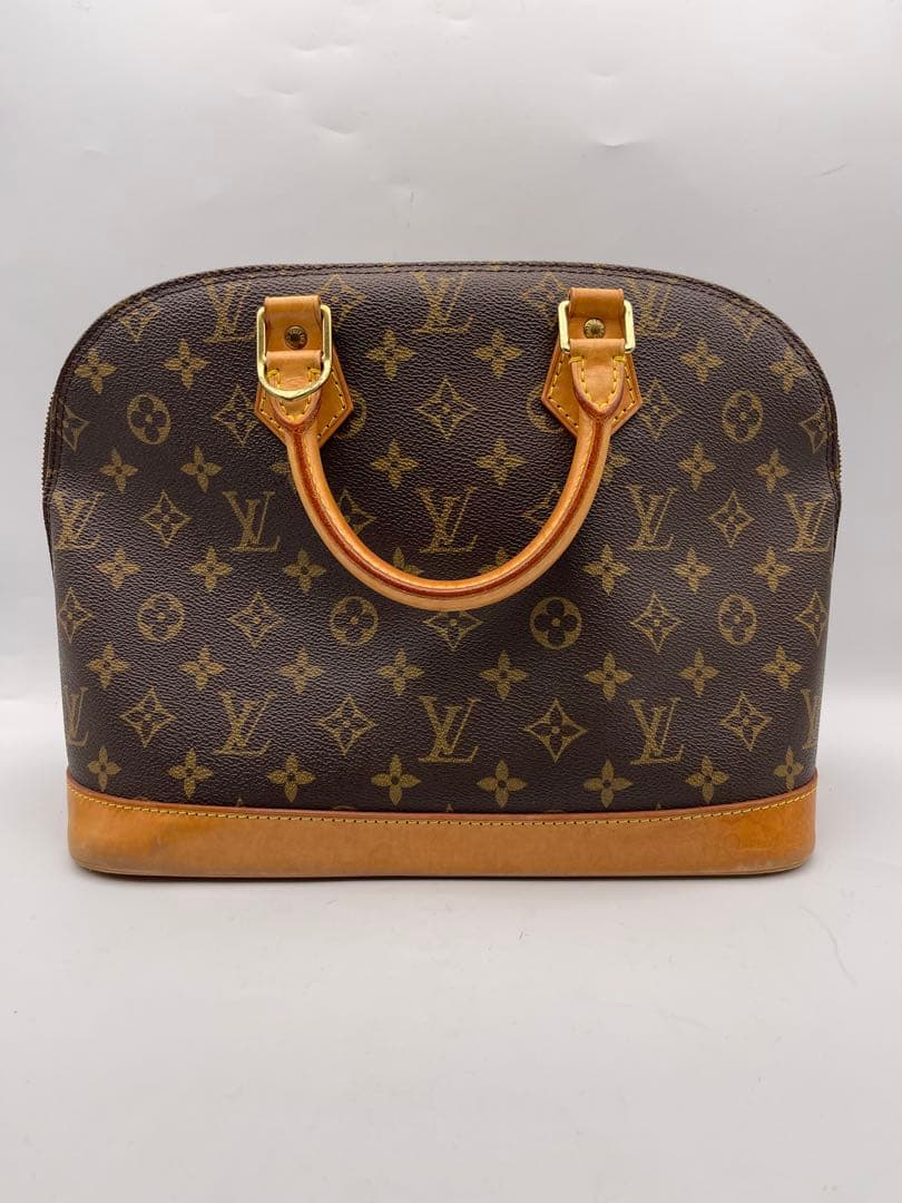 Louis Vuitton モノグラム ハンドバッグ アルマ 鍵付き