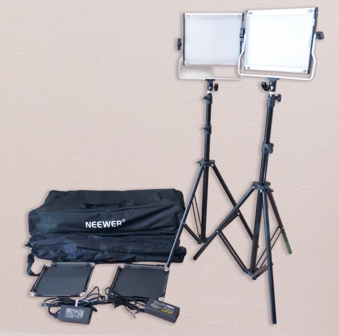 NEEWER RGB660 撮影用LEDライト 2灯セット 現状品