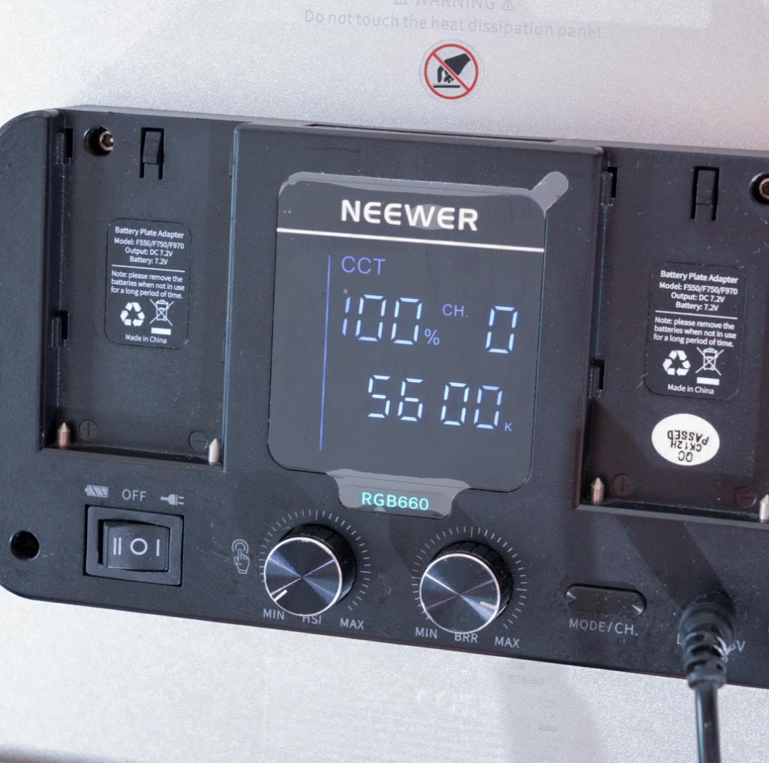 NEEWER RGB660 撮影用LEDライト 2灯セット 現状品