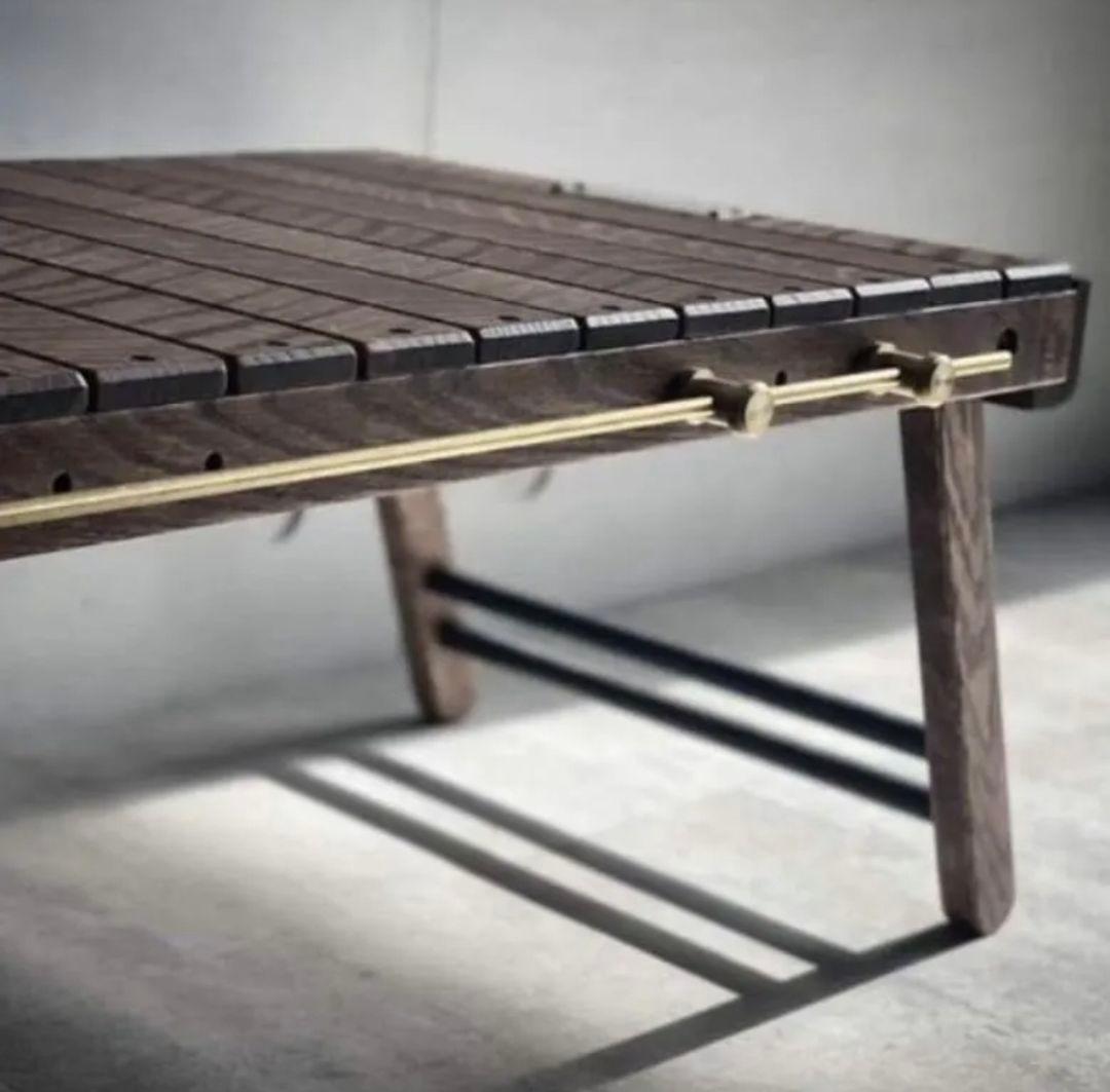 BLACK DESIGN 真鍮 アイアンバー 系 kei ハレテーブル