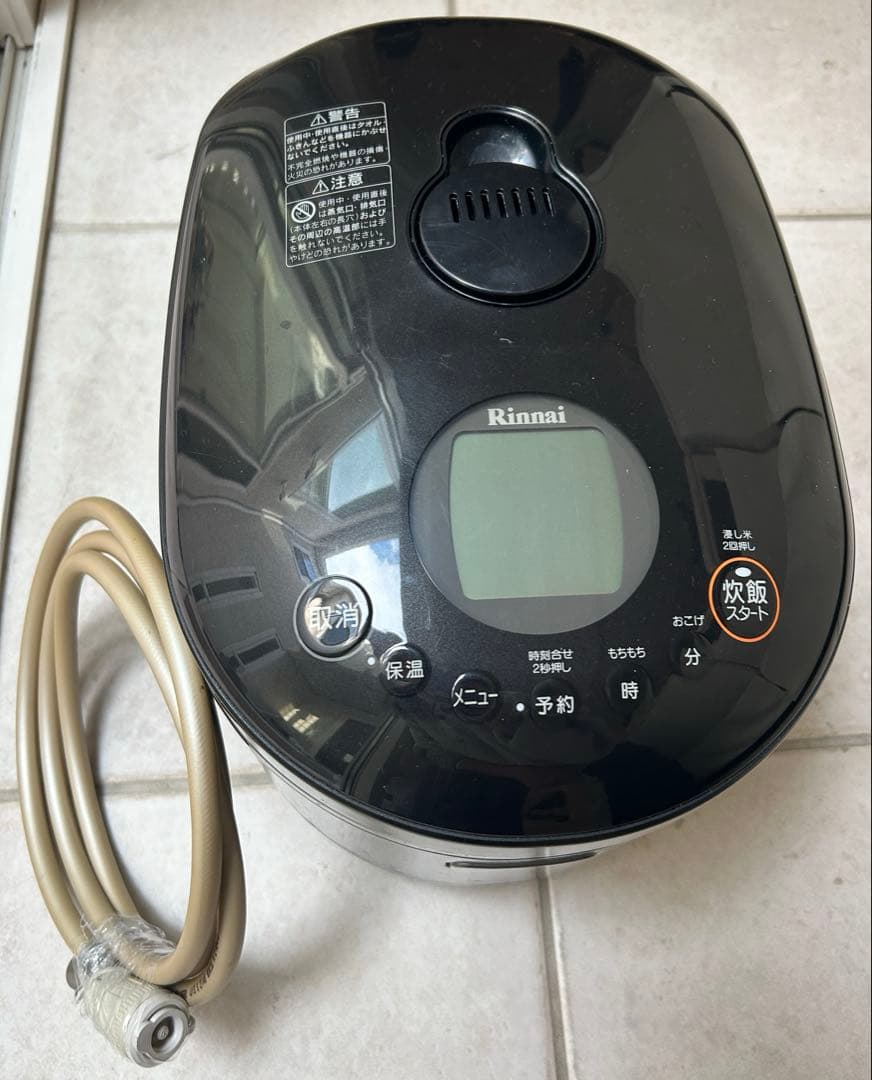 Rinnai ガス炊飯器 都市ガス用 5.5合炊き 2015年製