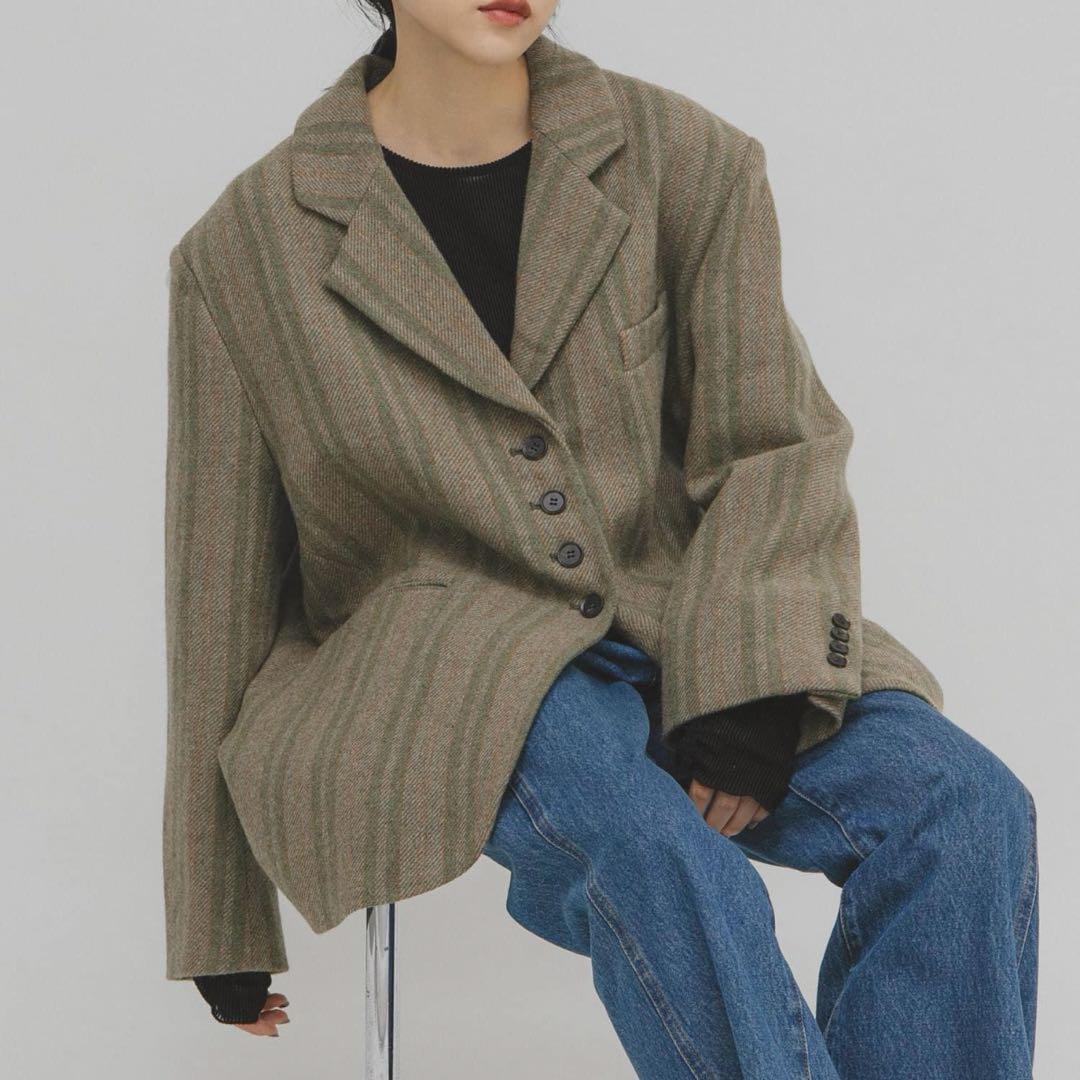 KBF ウールミックステーラードジャケット