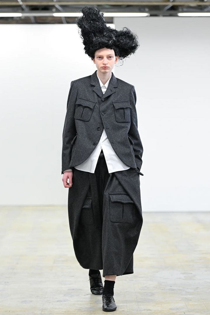 今季　ジャケット　ウールナイロンフラノ　2025AW