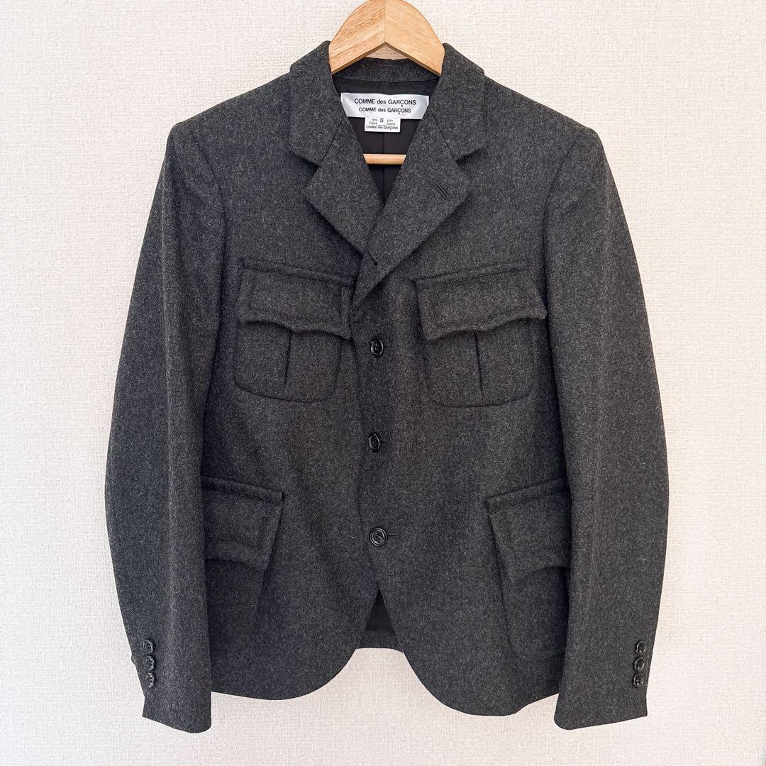 今季　ジャケット　ウールナイロンフラノ　2025AW