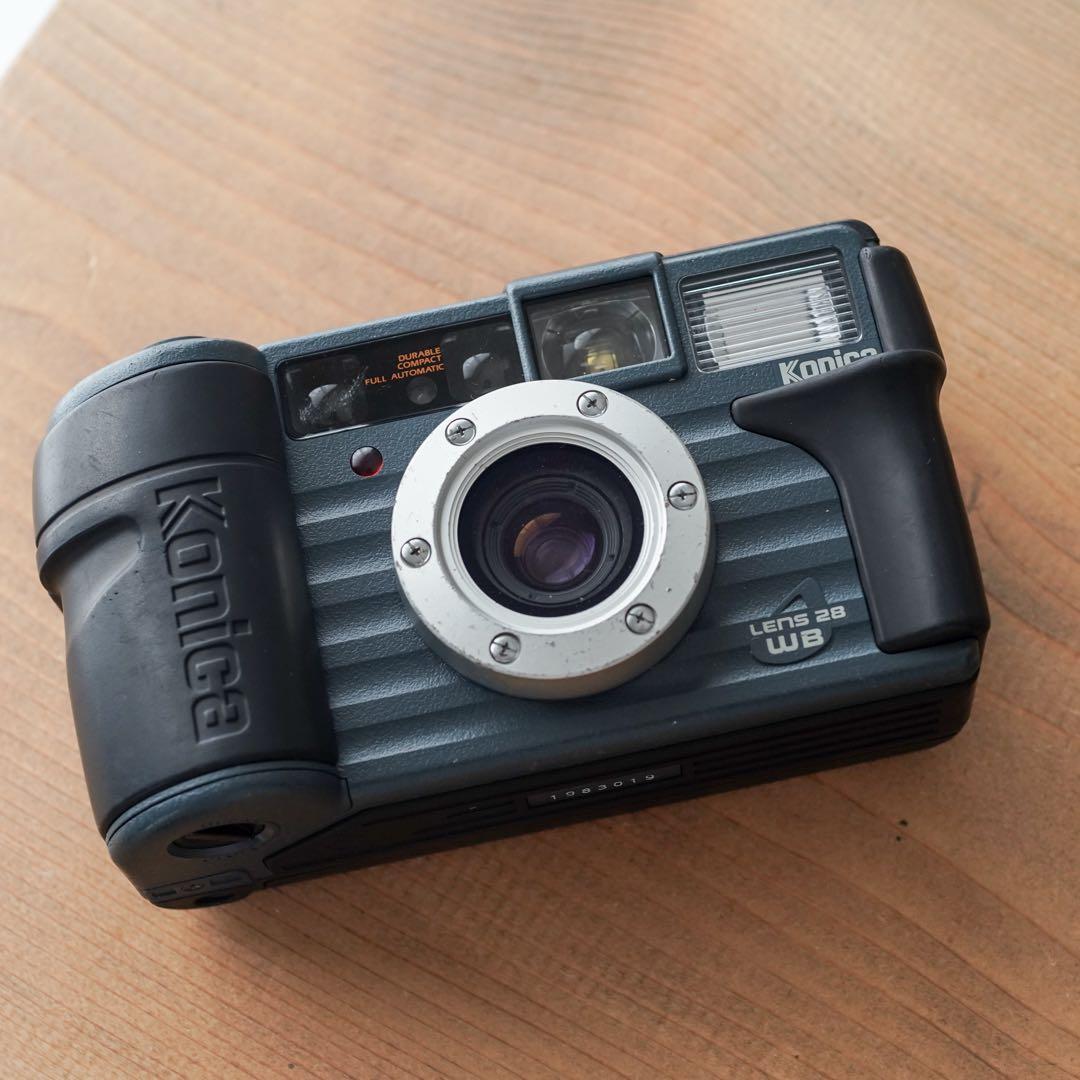 【撮影・OH済み】Konica 現場監督28WB コンパクトフィルムカメラ　L