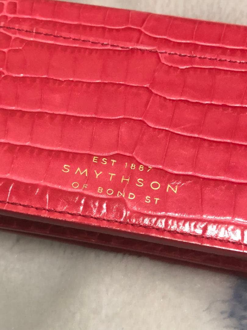 SMYTHSON ピンク 名刺入れ