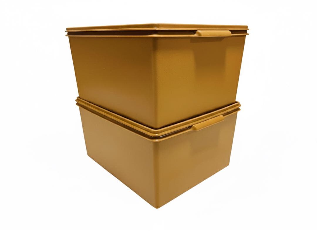 2個セット/タッパーウェア/ディープ/スーパーケース/収納ボックス/衣装ケース②