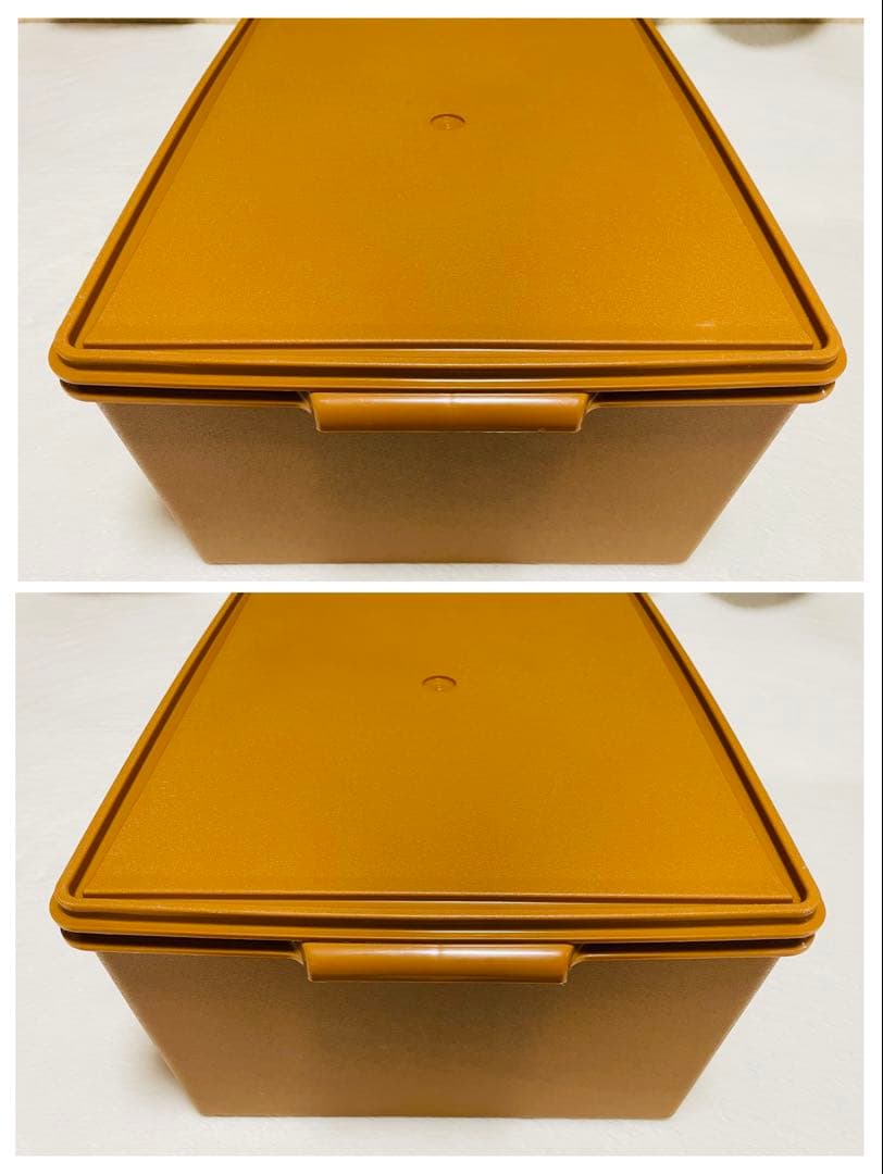 2個セット/タッパーウェア/ディープ/スーパーケース/収納ボックス/衣装ケース②