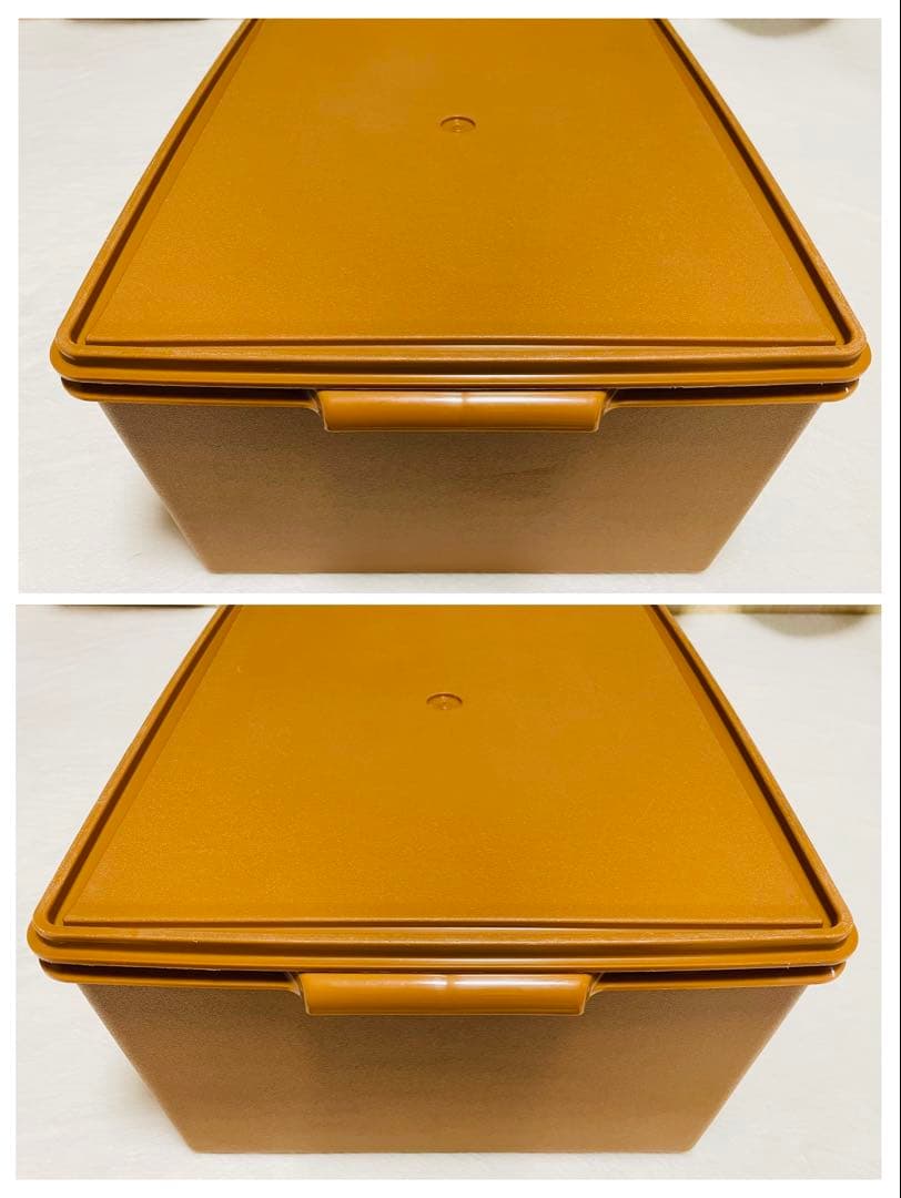 2個セット/タッパーウェア/ディープ/スーパーケース/収納ボックス/衣装ケース②