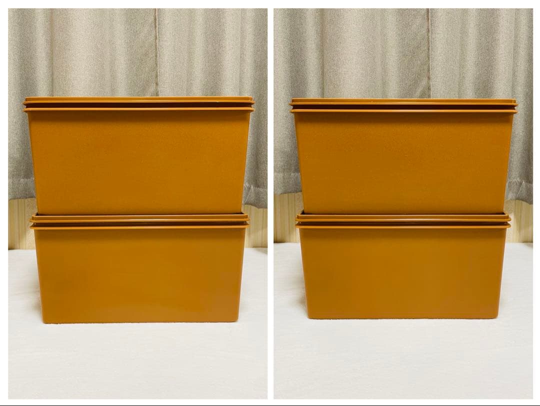 2個セット/タッパーウェア/ディープ/スーパーケース/収納ボックス/衣装ケース②