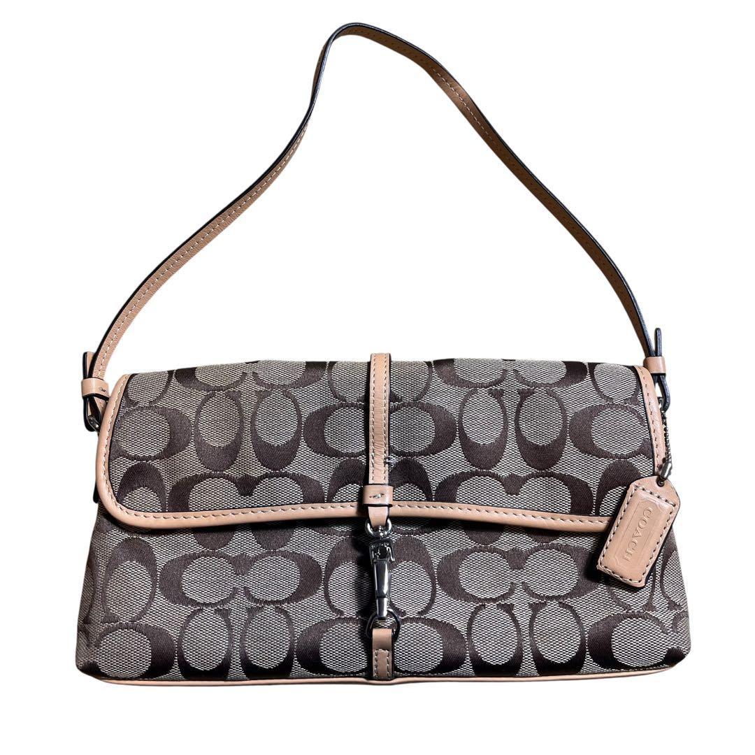 COACH シグネチャー　ワンショルダー　アクセサリーポーチ　バッグ　6348