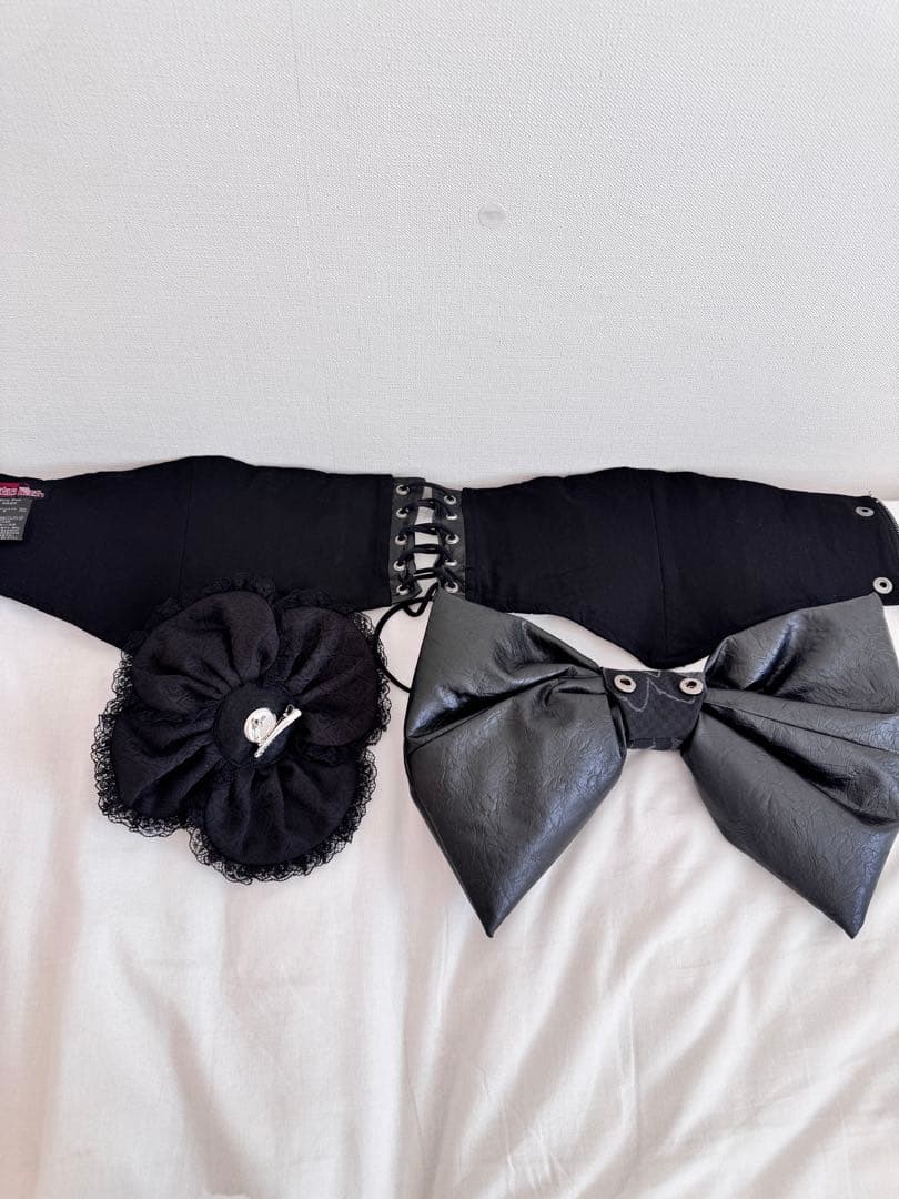d*3様 QutieFrash 薔薇リボンコルセット ブラック