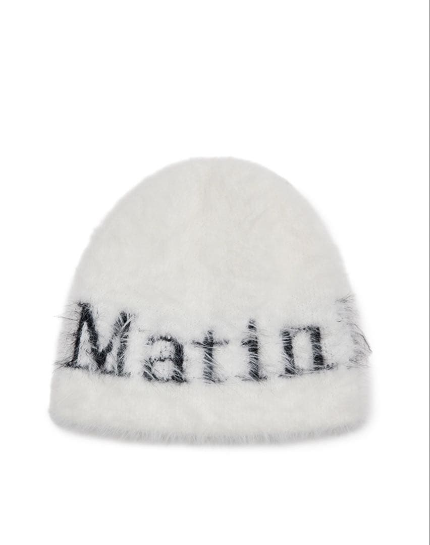 Matin Kimアイボリーニット帽（2色展開） 残り一点ずつ！