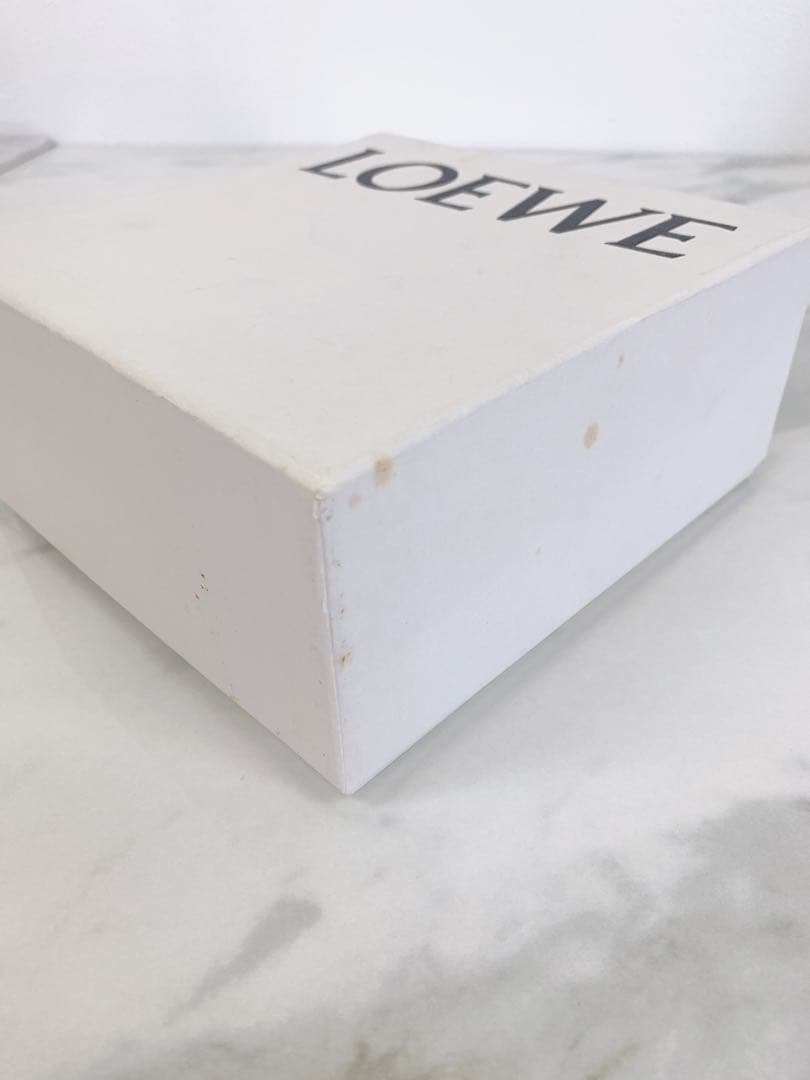 ＋ロエベ チャンキー アナグラム　リバーシブル　ベルト　ブラック×ネイビー