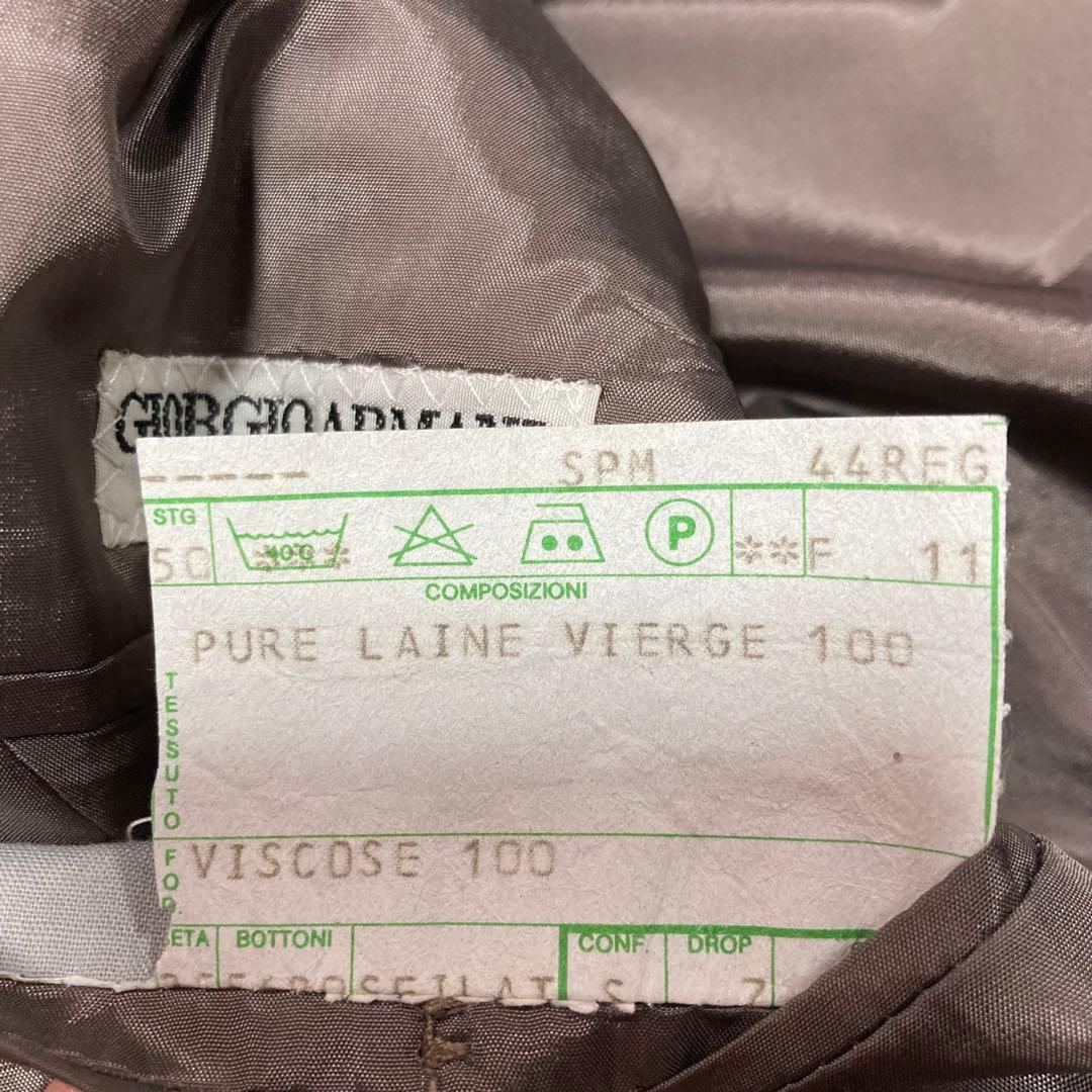 美品　ジョルジオアルマーニ　ヴィンテージ スーツ　サイズM相当　イタリア製