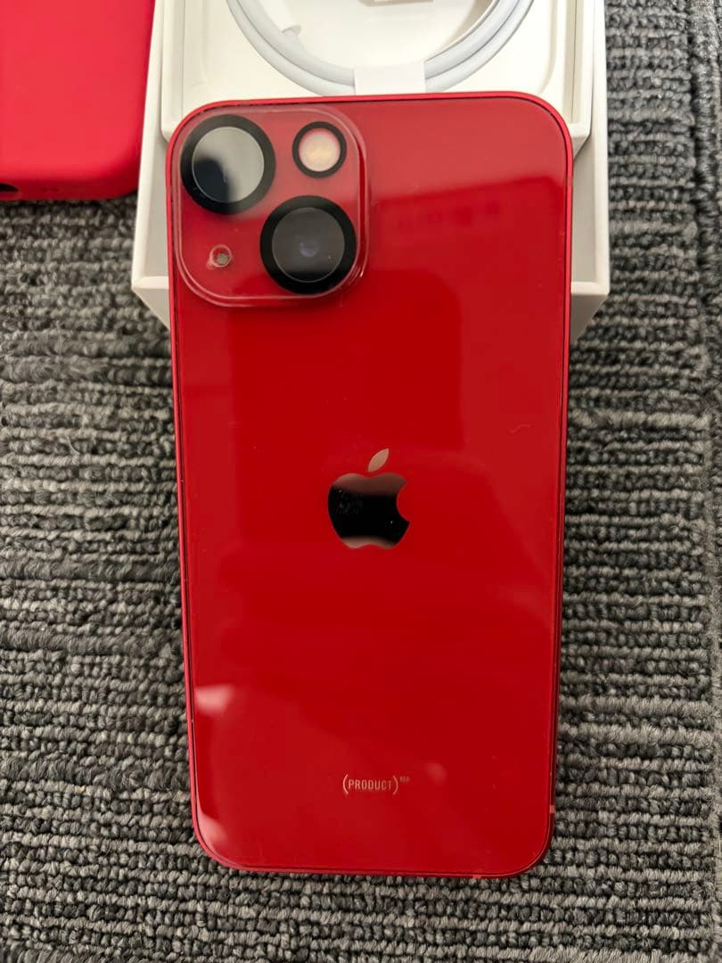 美品 Apple iPhone 13mini PRODUCT RED レッド