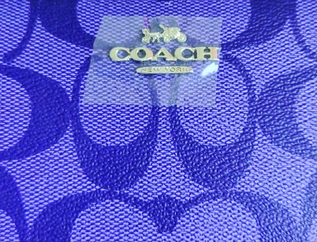 ✿新品未使用❀COACH 長財布パープル★　　　★アウトレットC4452★
