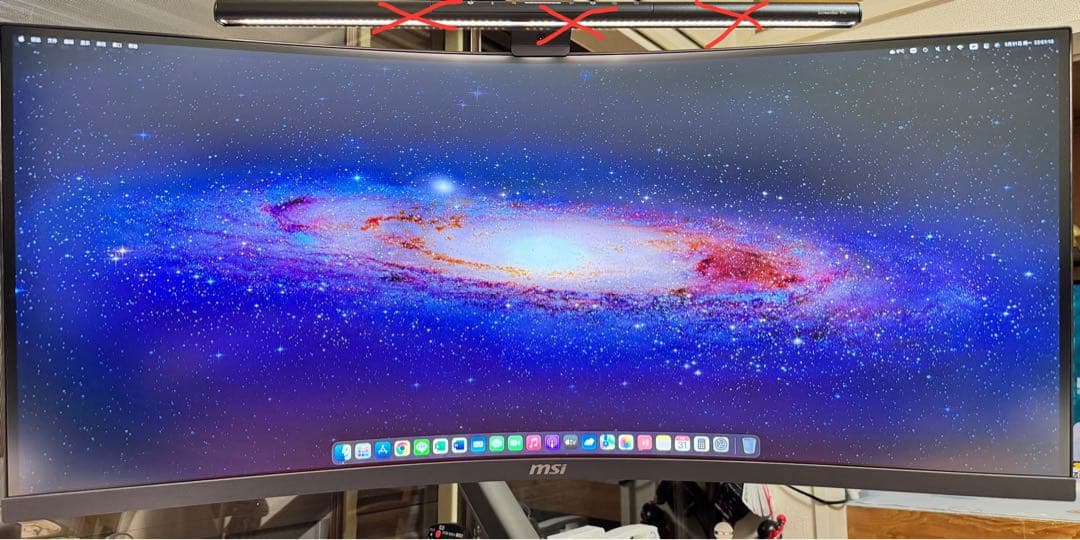 MSI 湾曲ゲーミングモニター MAG 345CQR