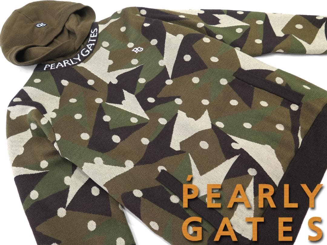 【専用】パーリーゲイツ●インナーニット付き　カシミヤタッチ　ニットプルオーバーM