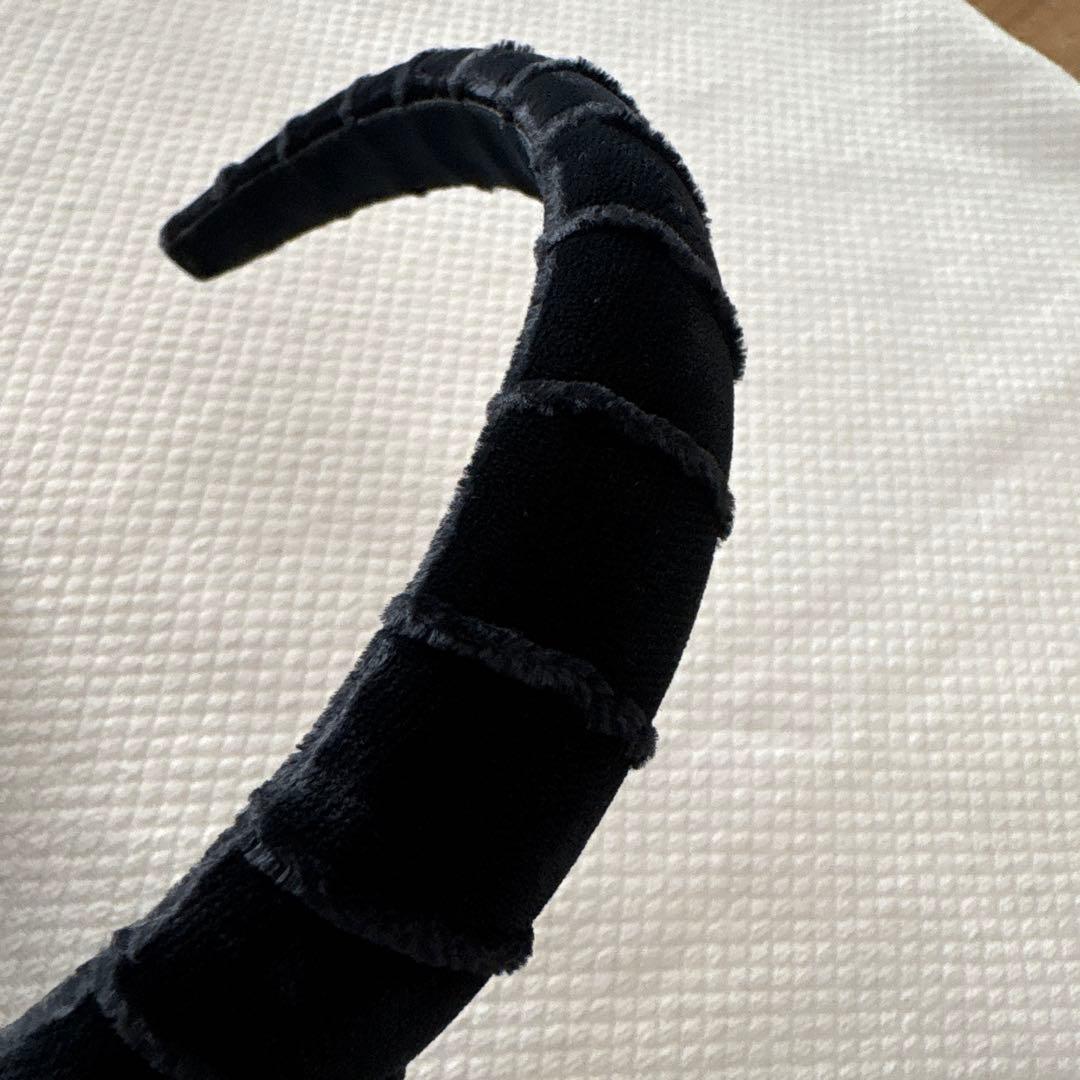 アレクサンドルドゥパリ ベロア カチューシャ ブラック