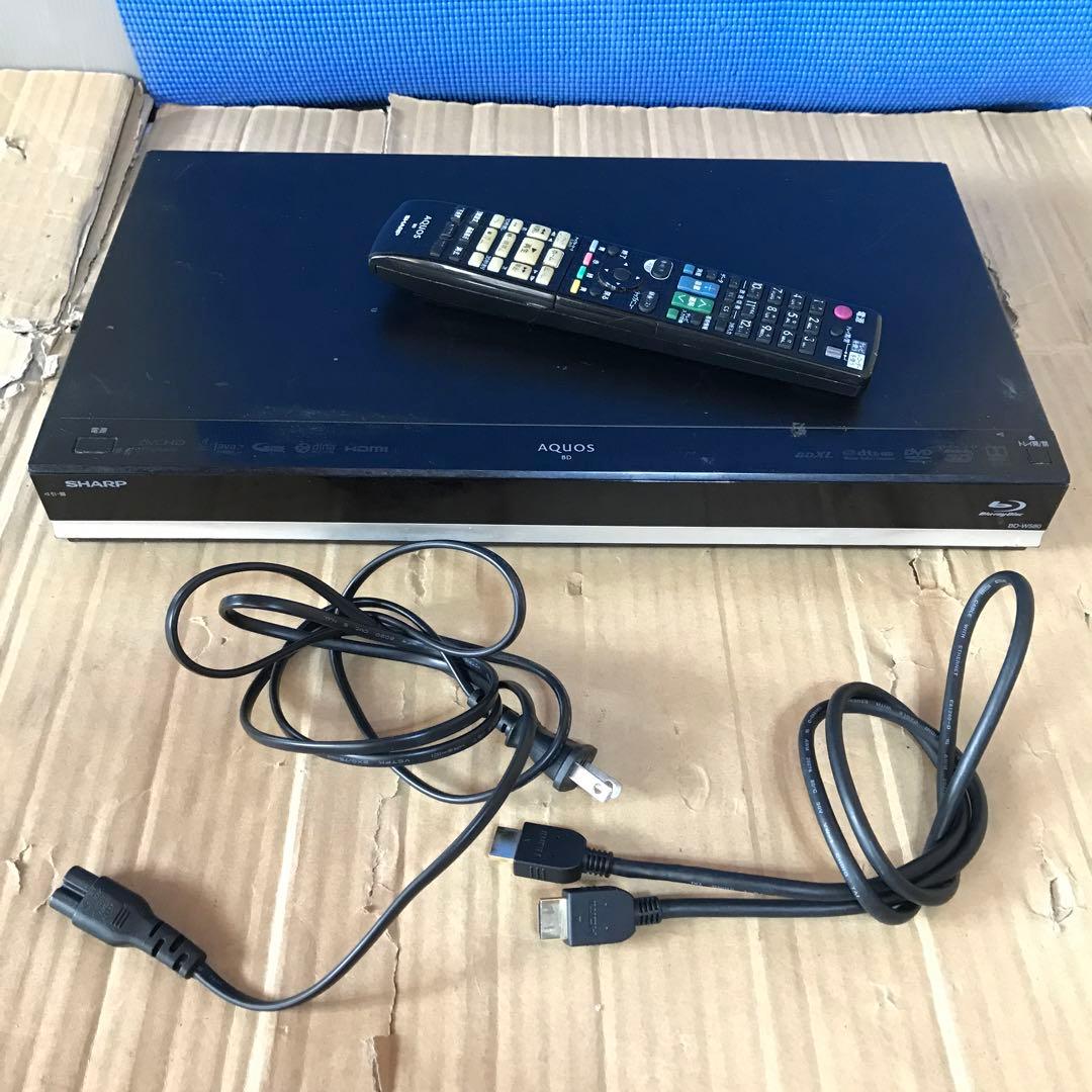 SHARP ブルーレイディスクレコーダー BD-W580 2015年製